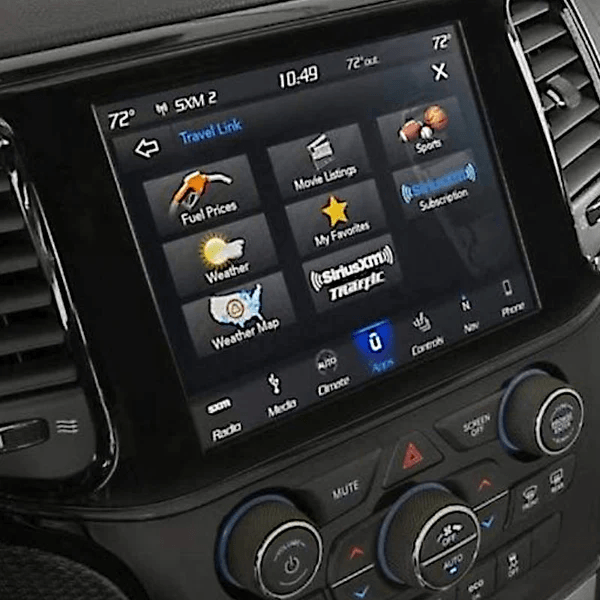 Dodge Sirius Travel Link for UAQ/S Programmer Interior View