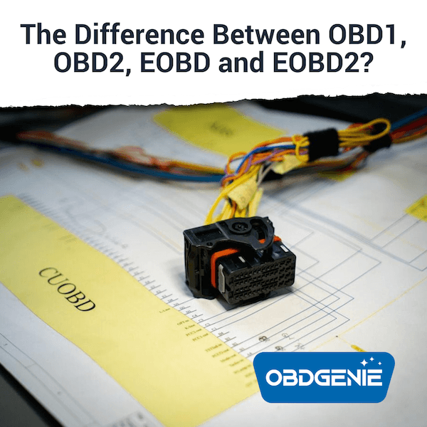 What is difference between OBD1, OBD2, EOBD and EOBD2?