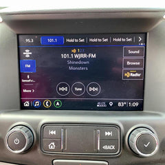 Chevrolet Non-Navigation to Factory Navigation (GPS) Radio View