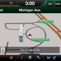 Ford MyFord Touch GPS Navigation Upgrade  Interior view