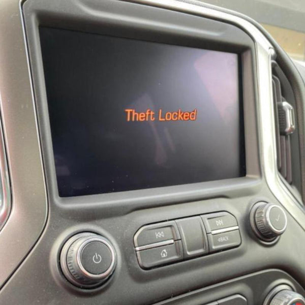 General Motors VIN Clear "Theft Unlock" Interior View