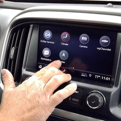 MC Non-Navigation to Factory OEM Navigation GPS Interior View