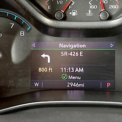 MC Non-Navigation to Factory OEM Navigation GPS dashboeard view