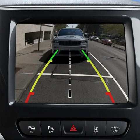 Jeep License Plate Backup Camera Interior View