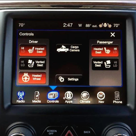 RAM Heated/Cooled Seats and/or Steering Wheel Heating View