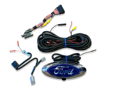 Ford emblem camera bundle upgrade kit with wiring